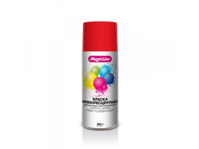 Краска красная флюорисцентная (265г), 1010 MagicLine